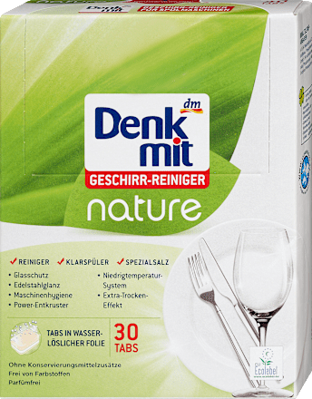 DenkmitSpülmaschinen-Tabs nature, 578 g