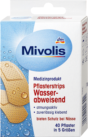 MivolisPflasterstrips Wasserabweisend, 40 St