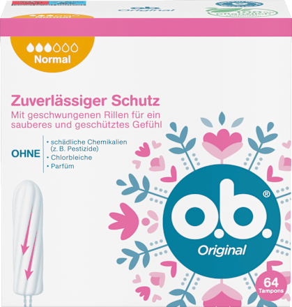 o.b.Tampons Original Normal, 64 St