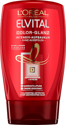 L'ORÉAL PARiS ELVITALHaarkur Intensiv-Aufbaukur Color-Glanz, 125 ml
