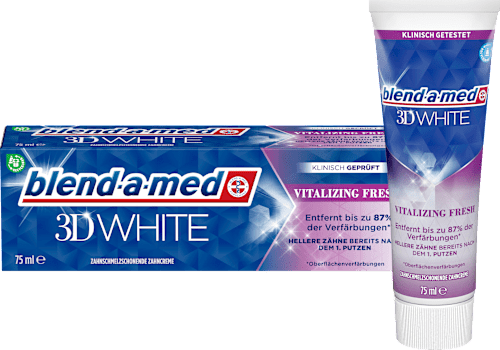 blend-a-medZahnpasta 3D White Vitalizing Fresh, 75 ml