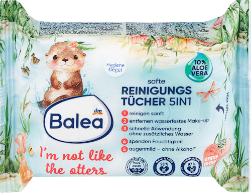 BaleaSofte Reinigungstücher I'm not like the otters, 25 St