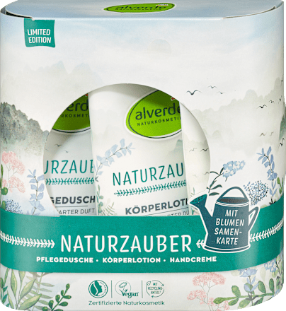 alverde NATURKOSMETIKGeschenkset Naturzauber 3tlg, 375 ml