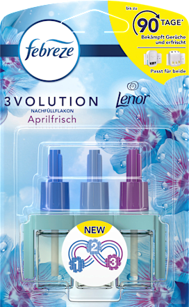 FebrezeLufterfrischer Duftstecker 3 Volution Aprilfrisch Nachfüllpack, 20 ml