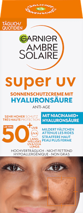 Garnier Ambre SolaireSonnencreme Gesicht, Anti-Age super UV, LSF 50, 50 ml