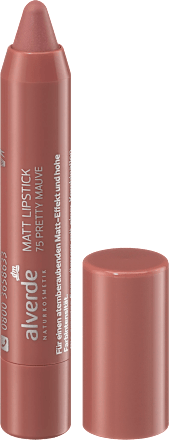 alverde NATURKOSMETIKLippenstift Matt  75 Pretty Mauve, 3,7 g