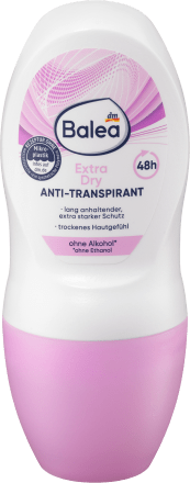 BaleaAntitranspirant Deo Roll-on Extra Dry, 50 ml