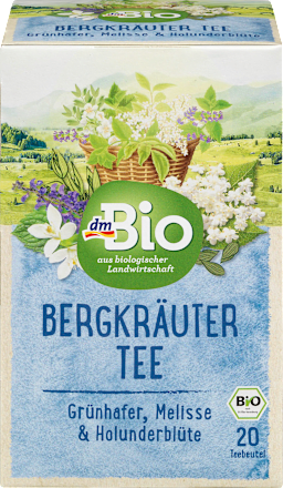 dmBioKräutertee Bergkräuter (20 Beutel), 35 g