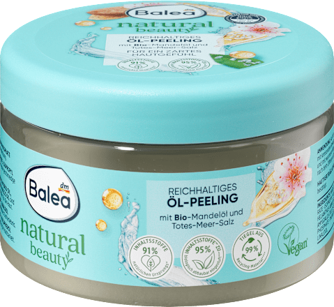 BaleaNatural Beauty Peeling mit Bio-Mandelöl, 300 g
