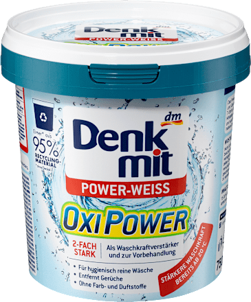 DenkmitFleckenentferner Pulver Oxi Power Weiß, 750 g