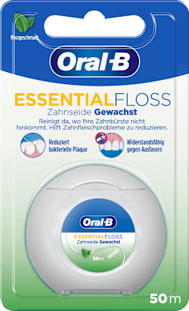 Oral-BZahnseide Essential Floss gewachst, 50 m