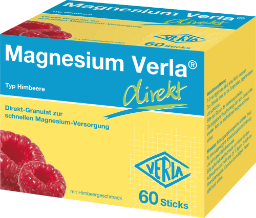 Magnesium VerlaMagnesium Himbeere Direkt-Granulat, 60 StNahrungsergänzungsmittel