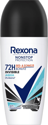 RexonaAntitranspirant Deo Roll-on Nonstop Protection Invisible Aqua, 50 ml