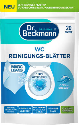 Dr. BeckmannWC Reinigungs-Blätter Ocean Breeze, 20 St
