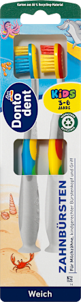 DontodentZahnbürste Kinder weich, 3 bis 6 Jahre, 2 St, 2 St