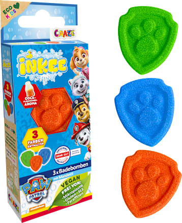 INKEEKinder Badezusatz Fizzer Paw Patrol, 3 St