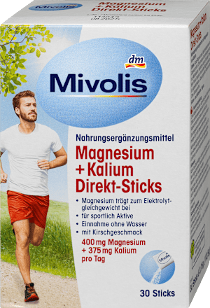 MivolisMagnesium + Kalium Direkt-Sticks 30 St, 112,5 gNahrungsergänzungsmittel