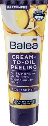 Balea Cream-To-Oil Peeling, 75 ml | dm.at