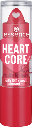 essenceLippenbalsam Heart Core Fruity 01 Crazy Cherry, 3 g