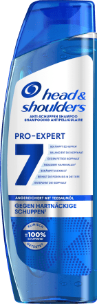 head&shouldersShampoo Anti-Schuppen ProExpert 7 gegen hartnäckige Schuppen, 250 ml