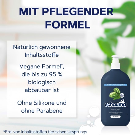 Schauma Shampoo For Men – Pflegendes Haarwaschmittel Für Männer