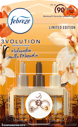 FebrezeLufterfrischer Duftstecker 3 Volution Madagaskar Vanille Nachfüllpack, 20 ml