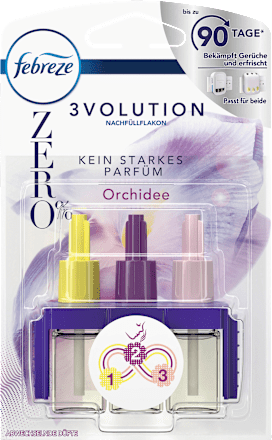 FebrezeLufterfrischer Duftstecker Zero% Orchidee Nachfüllpack, 20 ml