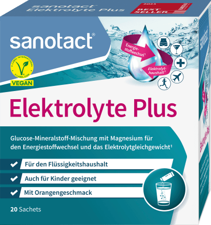sanotactElektrolyte Plus 20 St, 120 gNahrungsergänzungsmittel