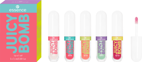 essenceLippenöl Juicy Bomb Set 5tlg 01 Glossy Days Ahead!, 1 St