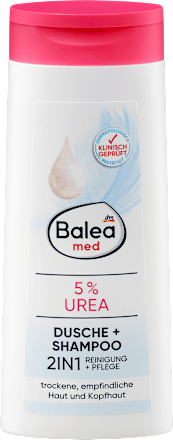 Balea medDuschgel 2in1 Dusche + Shampoo 5 % Urea, 300 ml