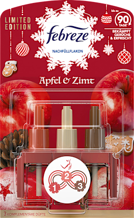 FebrezeLufterfrischer Duftstecker 3 Volution Apfel-Zimt Nachfüllpack, 20 ml