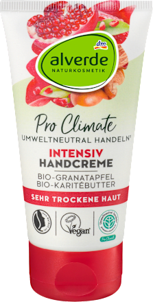 alverde NATURKOSMETIKHandcreme Intensiv Bio-Granatapfel, Bio-Karitébutter, 75 ml