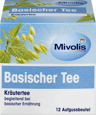 MivolisKräutertee, Basischer Tee (12 Beutel), 21,6 g