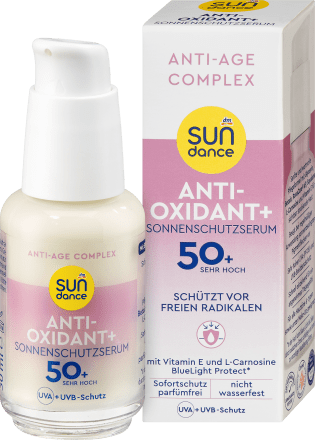 SUNDANCESonnencreme Gesicht Serum Anti-Oxidant+ LSF 50+, 30 ml