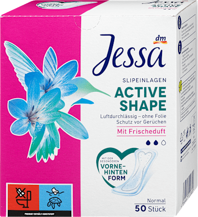 JessaSlipeinlagen Active Shape Frischeduft, 50 St