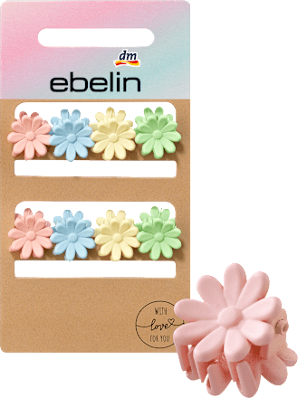 10 Stück Mini-Haarspangen Mit Blumen & Strass – Süße Haarklammern Für Zopf & Frisuren