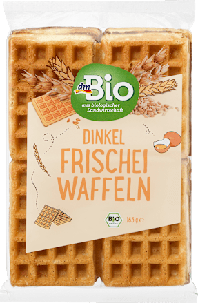 dmBioDinkel Frischeiwaffeln, 165 g