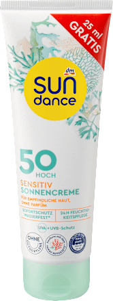 SUNDANCESUNDANCE Sensitiv Sonnencreme LSF 50 Überfüller, 125 ml