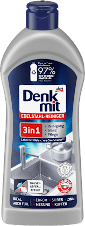 DenkmitEdelstahlreiniger 3in1, 300 ml