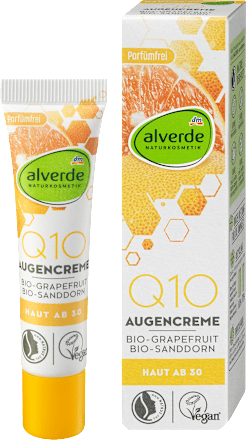 alverde NATURKOSMETIKAugencreme Q10, 15 ml