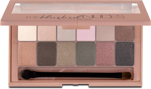 Blushed Nudes paleta sjenila za oči, 12 g