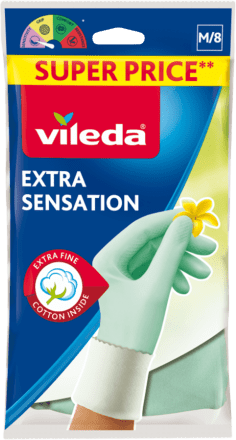 vileda Extra Sensation rukavice – veličina M, 1 par, 2 kom. | dm.hr