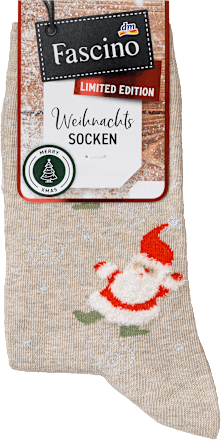 Weihnachtssocken beige clearance