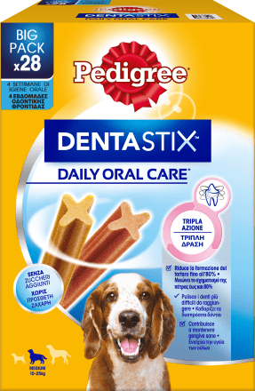 Pedigree Dentastix Daily Oral Care Multipack per cani di taglia media 720 g dm Italia