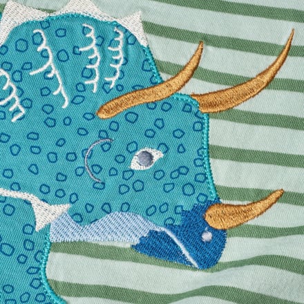 T Shirt mit Dino Motiv grun Gr. 116 1 St