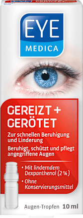 EYE MEDICAAugentropfen Gereizt und Gerötet, 10 mlMedizinprodukt