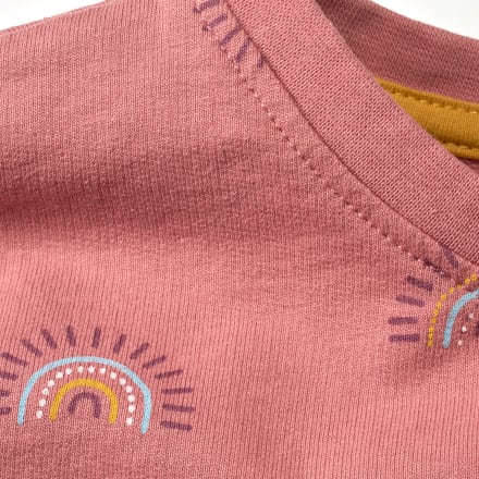 ALANA Sweatshirt mit Regenbogen-Muster, rosa, Gr. 116, 1 St