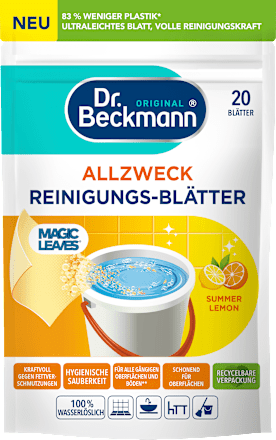 Dr. BeckmannReinigungs-Blätter Allzweck Summer Lemon, 20 St