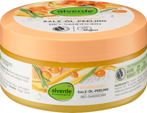 alverde NATURKOSMETIKVerwöhnendes Salz-Öl-Peeling, 250 g