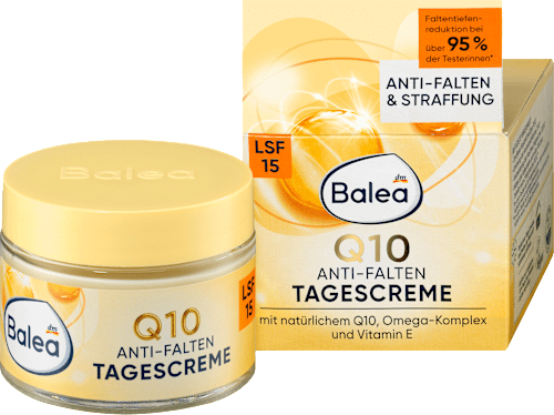 BaleaAnti Falten Gesichtscreme Q10 LSF 15, 50 ml